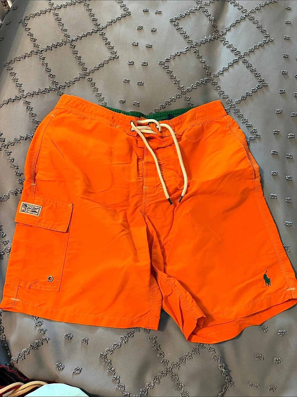 Polo Ralph Lauren Cargo Swim Trunks Men’s  Orange Small